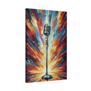 Vintage Microphone Wall Art